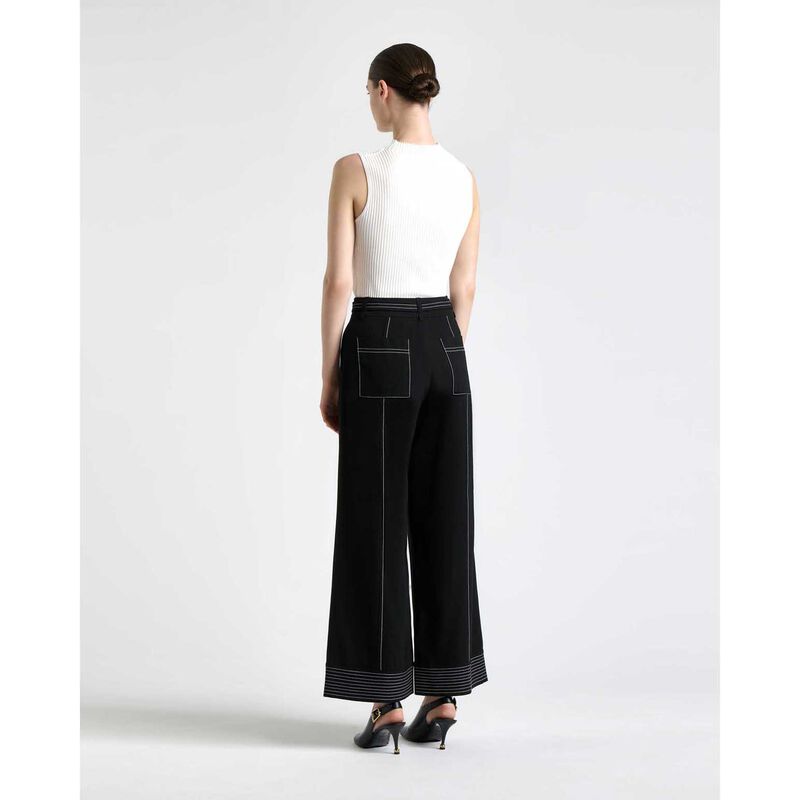 Cue Diagonal Ribbed Knit Tank image number 1